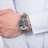  Shop Authentic Fossil The Commuter Twist Black Dial Brown Leather Strap Watch for Men -  ME1165 - Luxxuri