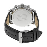  Shop Authentic Tommy Hilfiger Harrison Chronograph Black Dial Black Leather Strap Watch for Men - 1790875 - Luxxuri