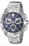  Shop Authentic Versace Dylos Chronograph Blue Dial Silver Steel Strap Watch for Men - VQC090016 - Luxxuri