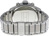  Shop Authentic Tommy Hilfiger Trent Chronograph Blue Dial Silver Steel Strap Watch for Men - 1791053 - Luxxuri