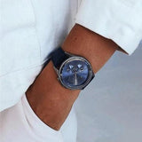  Shop Authentic Tommy Hilfiger Ari Quartz Diamonds Blue Dial Blue Leather Strap Watch for Women - 1781979 - Luxxuri
