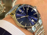  Shop Authentic Tag Heuer Carrera Date Blue Dial Silver Steel Strap Watch for Men - WBN2112.BA0639 - Luxxuri