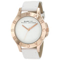 Shop Authentic Marc Jacobs Blade White Dial White Leather Strap Watch for Women - MBM1201 - Luxxuri