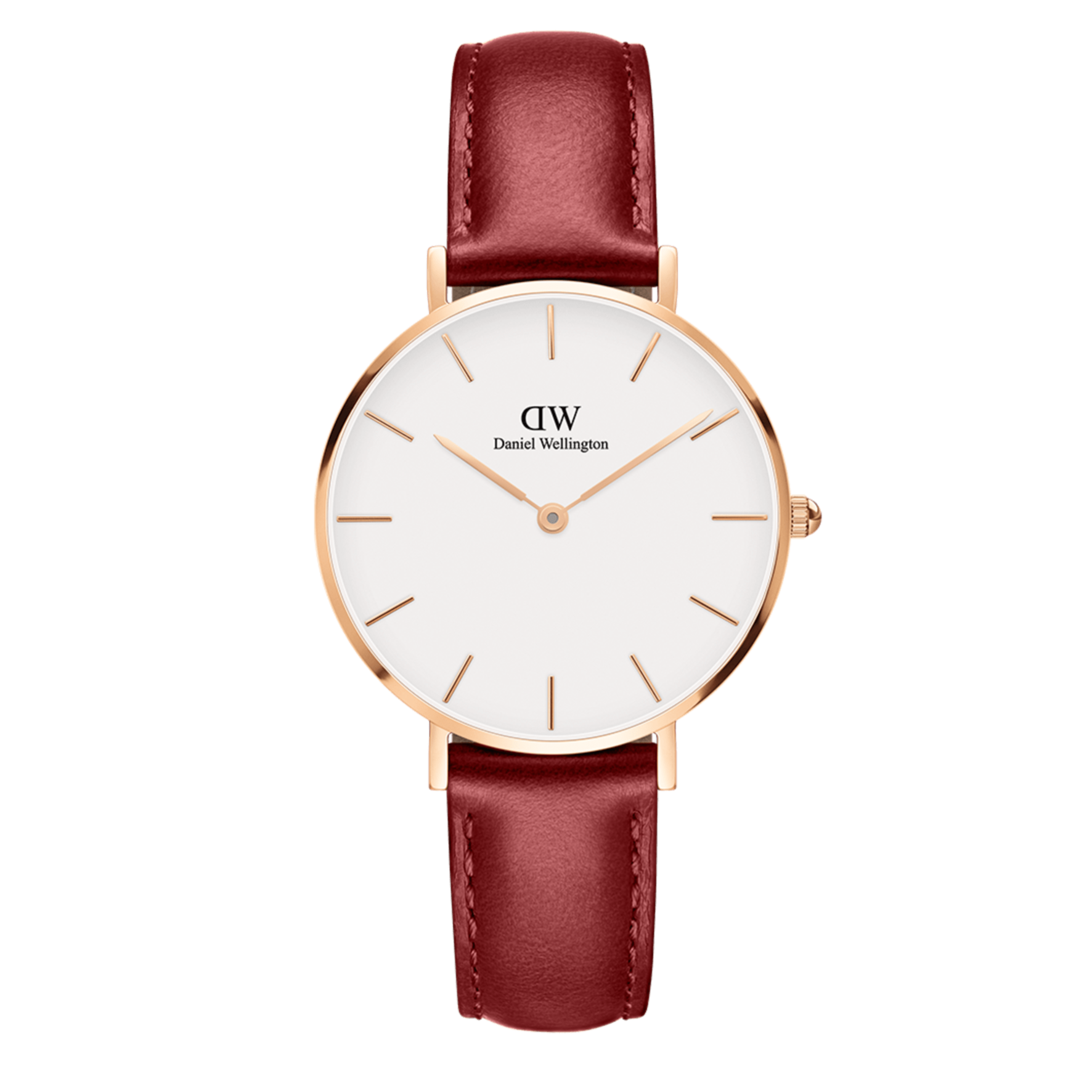  Shop Authentic Daniel Wellington Classic Suffolk White Dial Brown Leather Strap Watch For Men - DW00100122 - Luxxuri