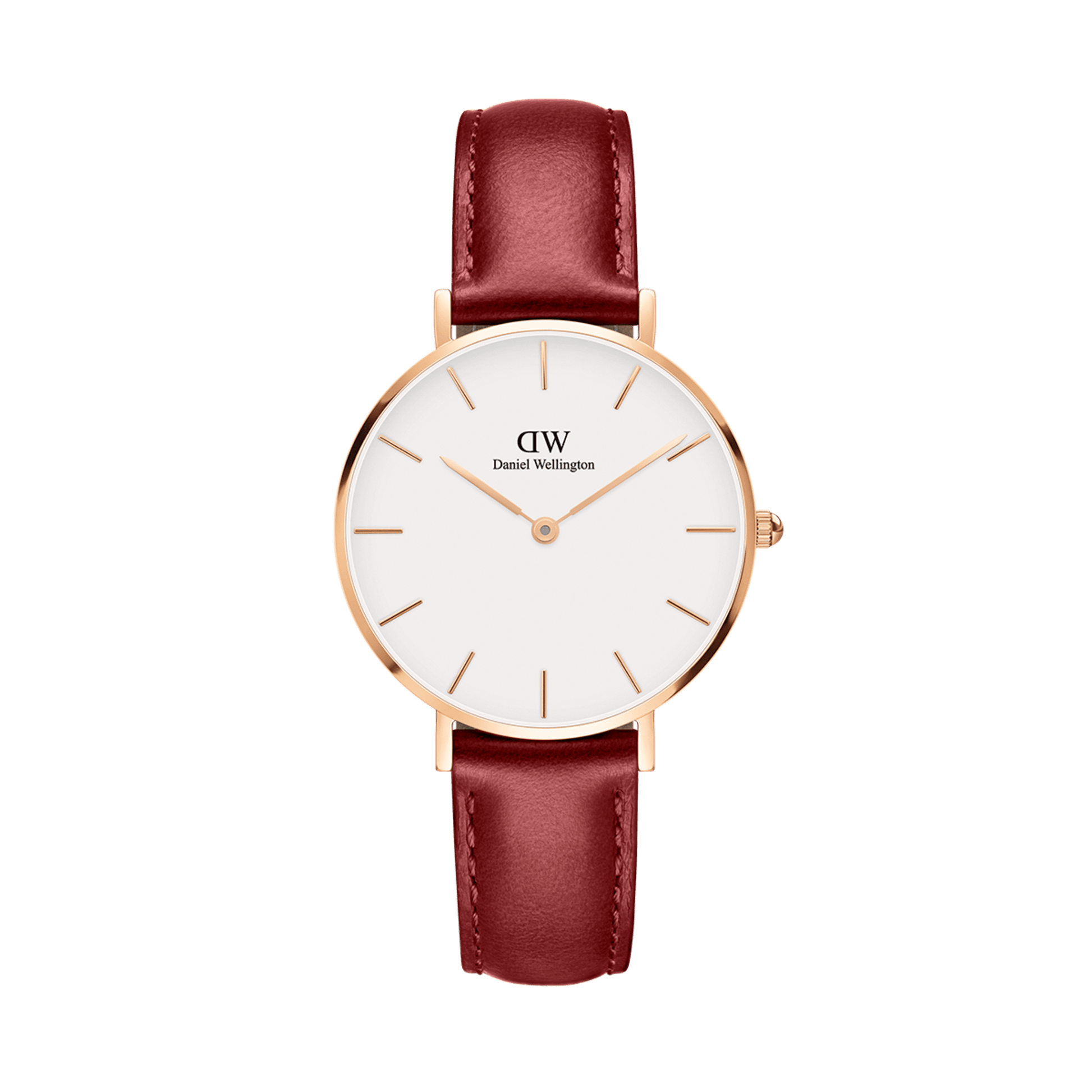  Shop Authentic Daniel Wellington Classic Suffolk White Dial Brown Leather Strap Watch For Women - DW00100120 - Luxxuri