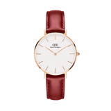  Shop Authentic Daniel Wellington Classic Suffolk White Dial Brown Leather Strap Watch For Women - DW00100120 - Luxxuri