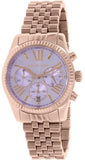  Shop Authentic Michael Kors Lexington Purple Dial Rose Gold Steel Strap Watch For Women - MK6207 - Luxxuri
