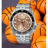  Shop Authentic Seiko 5 Sports GMT Thong Sia Limited Edition Brown Dial Silver Steel Strap Watch for Men - SSK043K1 - Luxxuri