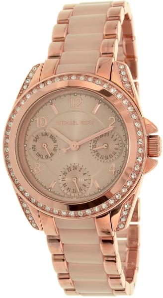  Shop Authentic Michael Kors Blair Rose Gold Dial Two Tone Steel Strap Watch for Women - MK6175 - Luxxuri