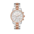  Shop Authentic Michael Kors Ritz Chronograph Silver Dial Two Tone Steel Strap Watch For Women - MK6938 - Luxxuri
