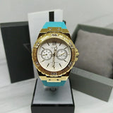  Shop Authentic Guess Limelight Crystal White Dial Light Blue Rubber Strap Watch for Women - W1053L6 - Luxxuri