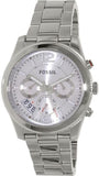  Shop Authentic Fossil Boyfriend Multifunction Silver Dial Silver Steel Strap Watch for Women - ES3883 - Luxxuri