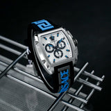  Shop Authentic Versace Dominus Chronograph Silver Dial Black Rubber Strap Watch For Men - VE6H00123 - Luxxuri