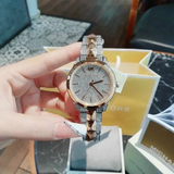  Shop Authentic Michael Kors Runway Mercer Crystals Silver Dial Two Tone Steel Strap Watch For Women - MK6716 - Luxxuri
