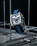  Shop Authentic Versace Dominus Chronograph Silver Dial Black Rubber Strap Watch For Men - VE6H00123 - Luxxuri