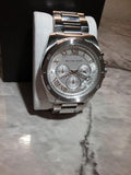  Shop Authentic Michael Kors Brecken Chronograph Silver Dial Silver Steel Strap Watch For Women - MK8562 - Luxxuri