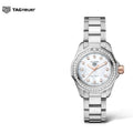  Shop Authentic Tag Heuer Aquaracer Professional 200 Quartz Diamonds Mother of Pearl Dial Silver Steel Strap Watch for Women - WBP1451.BA0622 - Luxxuri
