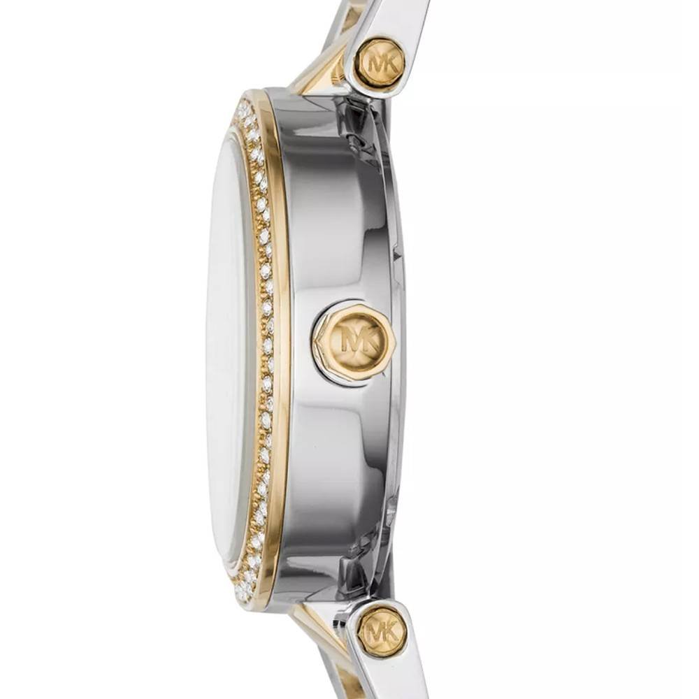  Shop Authentic Michael Kors Parker White Dial Two Tone Steel Strap Watch for Women - MK6055 - Luxxuri