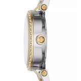  Shop Authentic Michael Kors Parker White Dial Two Tone Steel Strap Watch for Women - MK6055 - Luxxuri
