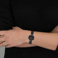  Shop Authentic Daniel Wellington Petite Ashfield Black Dial Black Mesh Strap Watch For Women - DW00100245 - Luxxuri