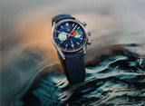 Shop Authentic Tag Heuer Carrera Skipper Automatic Chronograph Blue Dial Blue Nylon Strap Watch for Men - CBS2213.FN6002 - Luxxuri