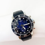  Shop Authentic Tissot Seastar 1000 Chronograph Blue Dial Black Rubber Strap Watch For Men - T120.417.17.041.00 - Luxxuri