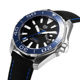 Shop Authentic Tag Heuer Aquaracer Calibre 5 Automatic Black Dial Black Nylon Strap Watch for Men - WAY201C.FC6395 - Luxxuri