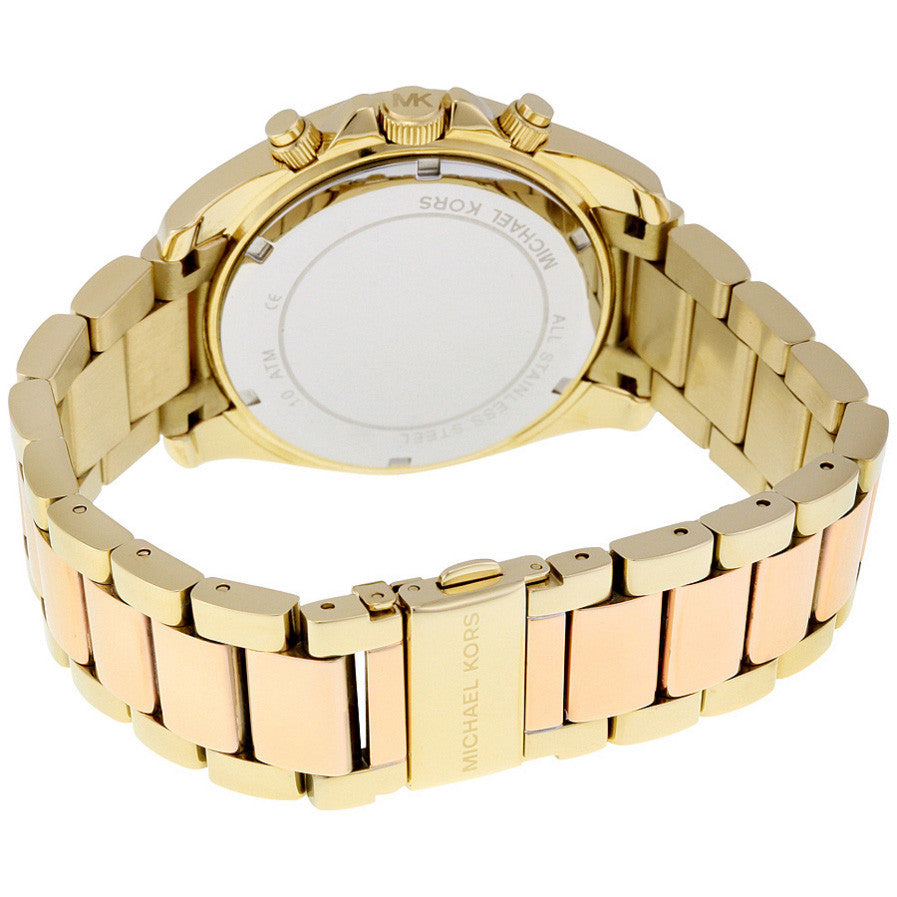  Shop Authentic Michael Kors Blair Chronograph Rose Gold Dial Two Tone Steel Strap Watch for Women - MK6316 - Luxxuri