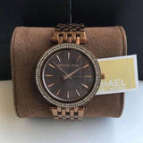  Shop Authentic Michael Kors Darci Quartz Brown Dial Brown Steel Strap Watch For Women - MK3416 - Luxxuri
