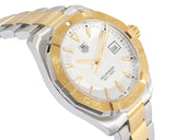  Shop Authentic Tag Heuer Aquaracer White Dial Watch for Men - WAY1120.BB0930 - Luxxuri