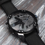  Shop Authentic Diesel Mr Daddy 2.0 Chronograph Grey Dial Black Nylon Strap Watch For Men - DZ7420 - Luxxuri