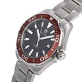  Shop Authentic Tag Heuer Aquaracer Black Dial Silver Steel Strap Watch for Men - WAY101B.BA0746 - Luxxuri