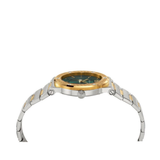  Shop Authentic Versace Greca Green Dial Silver Steel Strap Watch for Women - VEVH00720 - Luxxuri
