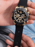  Shop Authentic Guess Navigator Chronograph Black Dial Black Rubber Strap Watch for Men - GW0264G3 - Luxxuri