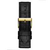  Shop Authentic Guess Gadget Gold Dial Black Leather Strap Watch for Men - GW0570G1 - Luxxuri