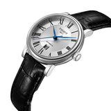  Shop Authentic Tissot Carson Premium Automatic Lady Silver Dial Black Leather Strap Watch for Women - T122.207.16.033.00 - Luxxuri