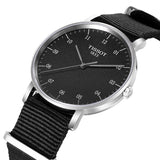  Shop Authentic Tissot Everytime Medium Black Dial Black NATO Strap Watch For Men - T109.410.17.077.00 - Luxxuri