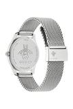  Shop Authentic Gucci G-Timeless Turquoise Mother of Pearl Dial Silver Mesh Bracelet Watch For Women - YA126582 - Luxxuri