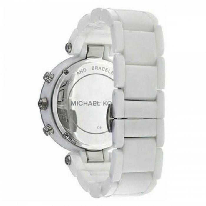  Shop Authentic Michael Kors Parker White Dial White Leather Strap Watch for Women - MK5848 - Luxxuri