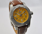 Shop Authentic Breitling Avenger 11 Seawolf Stainless Steel Cobra Yellow Dial Mens Watch - A1733110/I519/434X - Luxxuri