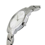  Shop Authentic Calvin Klein City Silver Dial Silver Steel Strap Watch for Women - K2G23126 - Luxxuri
