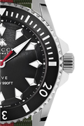  Shop Authentic Gucci Dive Automatic Black Dial Two Tone Rubber Strap Watch for Men - YA136349 - Luxxuri