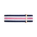  Shop Authentic Daniel Wellington Classic South Hampton White Dial Two Tone Nylon Strap Watch For Women - DW00100034 - Luxxuri