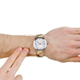  Shop Authentic Burberry The City Silver Dial Brown Leather Strap Watch for Women - BU9025 - Luxxuri