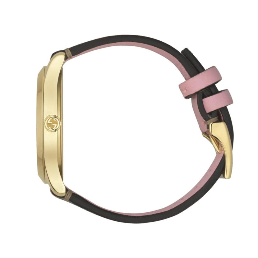  Shop Authentic Gucci G Timeless Brown Dial Brown Leather Strap Watch For Women - YA1264133 - Luxxuri