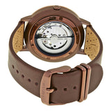  Shop Authentic Fossil Vintage Muse Automatic Skeleton Maroon Dial Maroon Leather Strap Watch for Women - ME3137 - Luxxuri