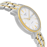  Shop Authentic Tissot T Classic Automatics III White Dial Two Tone Steel Strap Watch For Men - T065.430.22.031.00 - Luxxuri