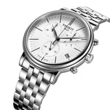 Shop Authentic Tissot Carson Premium White Dial Silver Steel Strap Watch For Men - T122.417.11.011.00 - Luxxuri