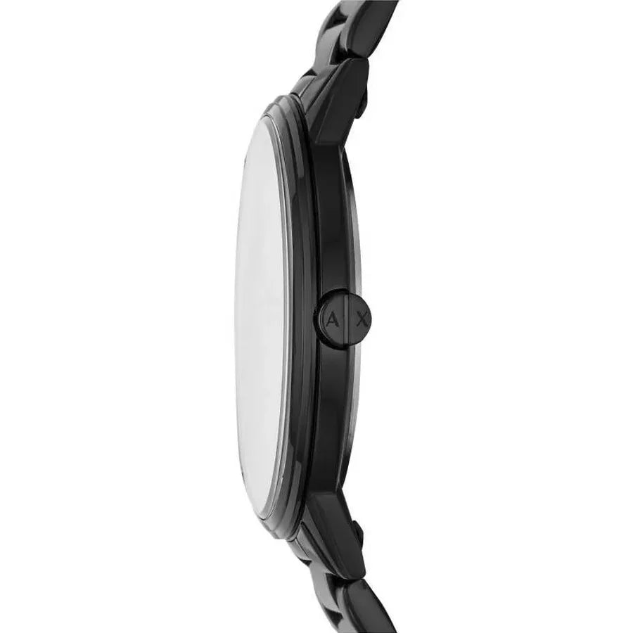  Shop Authentic Armani Exchange Cayde Multicolor Dial Black Steel Strap Watch For Men - AX2725 - Luxxuri