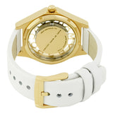  Shop Authentic Marc Jacobs Henry Skeleton White Dial White Leather Strap Watch for Women - MBM1339 - Luxxuri
